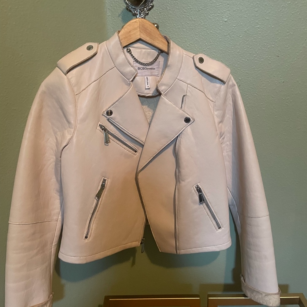 BCBG pink/beige jacket
